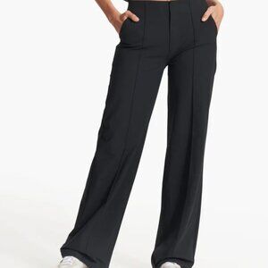Vuori Womens Black Meta Wideleg Sz XL